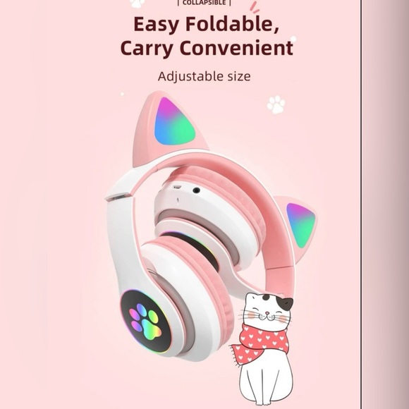 New Cat Ear Wireless Headphones - Picture 6 of 11